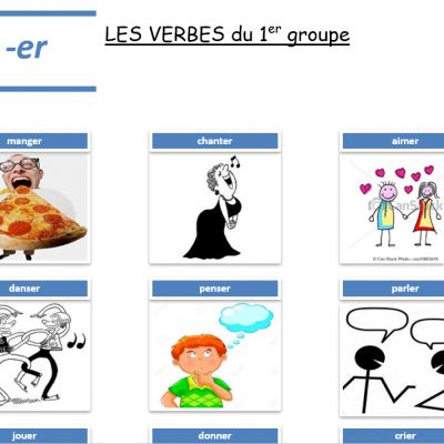 Verbes groupe 1